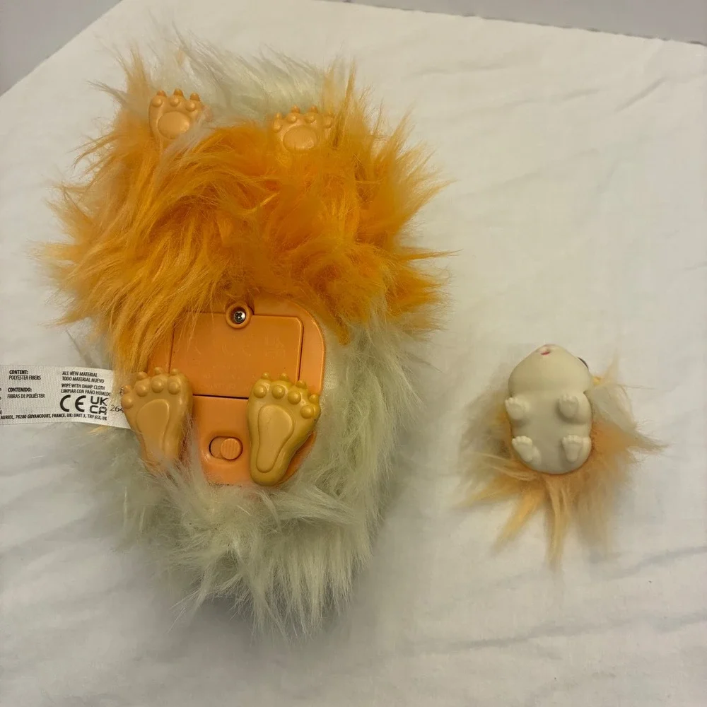 Little Live Pets Moose Toys Guinea Pig & Baby Toy Set Orange Plush Pet Figures